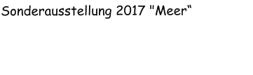 Sonderausstellung 2017 "Meer“